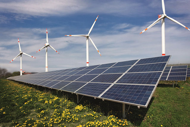 Wind, Solar, Natural gas projects