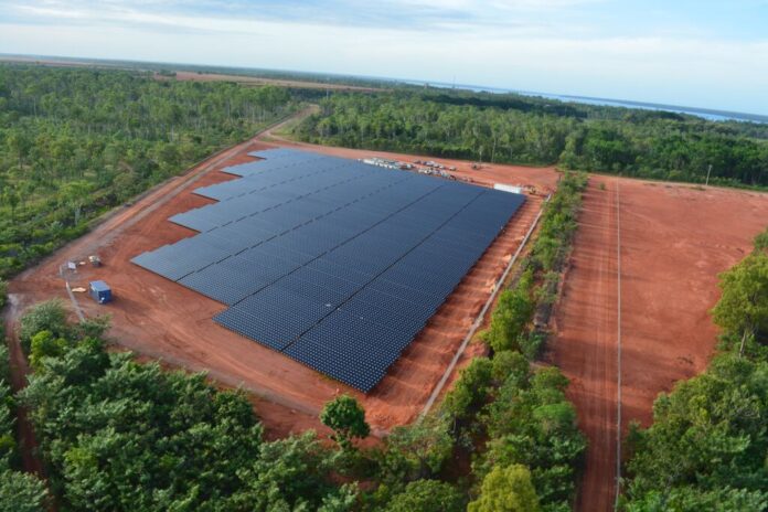 Clenergy panels at Rio Tinto’s Weipa bauxite mine