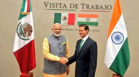 Enrique Peña Nieto meets Narendra Modi