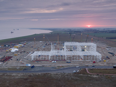 Topping ceremony of Siemens’s Cuxhaven facility 