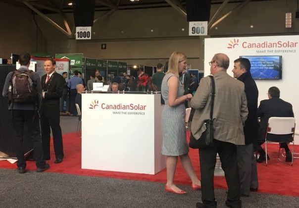 Canadian Solar at a trade show