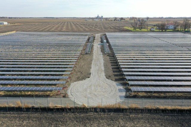 Soltage community solar project in Pontiac, IL