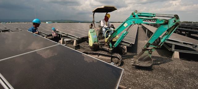 Solar farm in Thailand