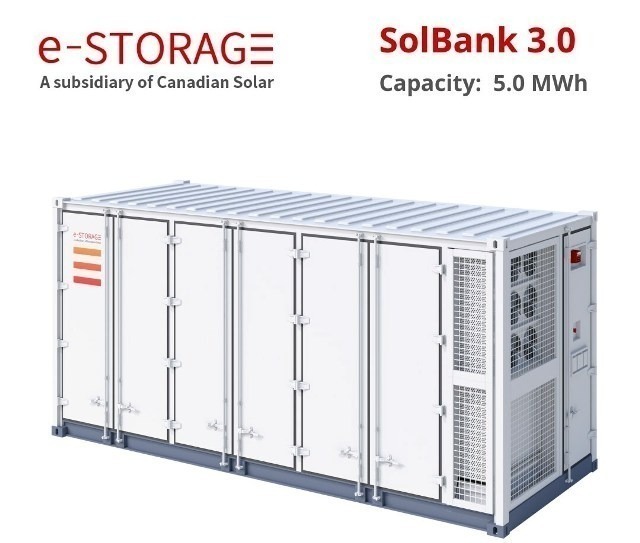 Canadian Solar's e-STORAGE Upgrades SolBank 3.0