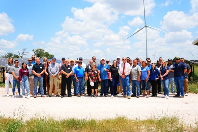 Orsted Wind and Solar Center in Bee County, TX