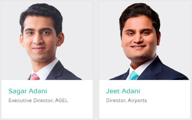 Sagar Adani and Jeet Adani