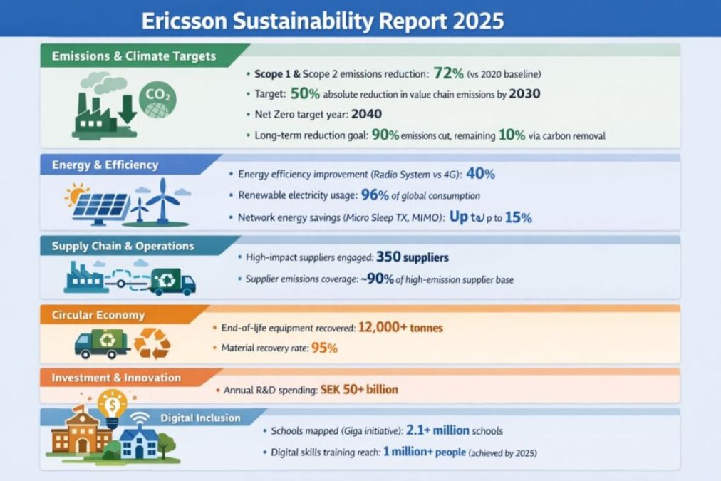 Ericsson Sustainability report 2025