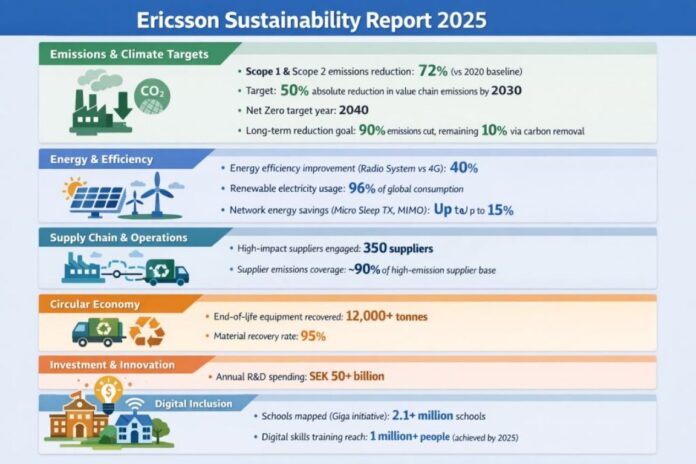 Ericsson Sustainability report 2025