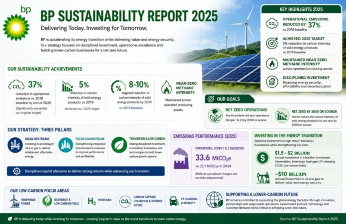 BP Sustainability Report 2025