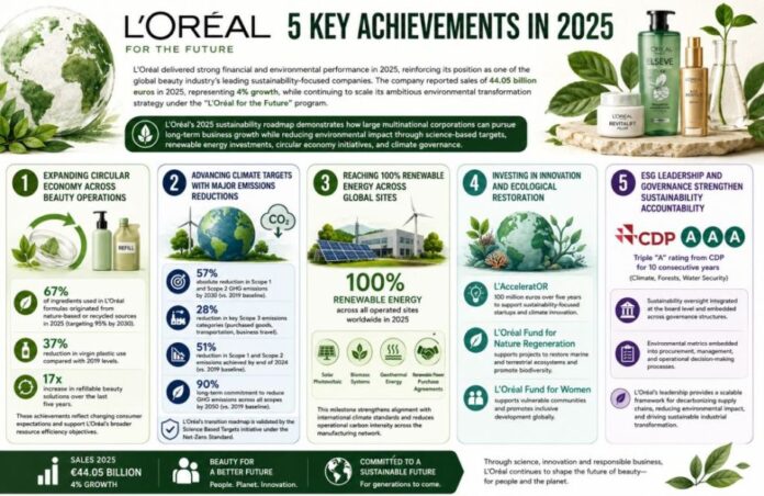 L'OREAL Sustainability Report 2025