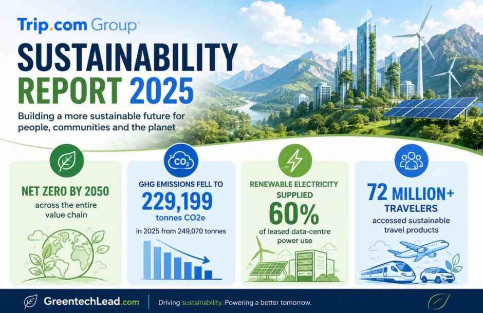 Trip.com sustainability report 2025