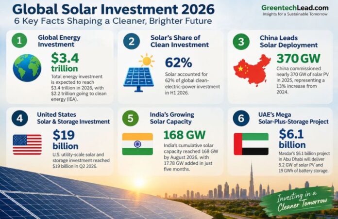 Global solar investment 2026