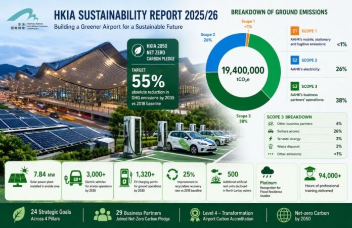 Hong Kong Airport sustainability report 2025-26