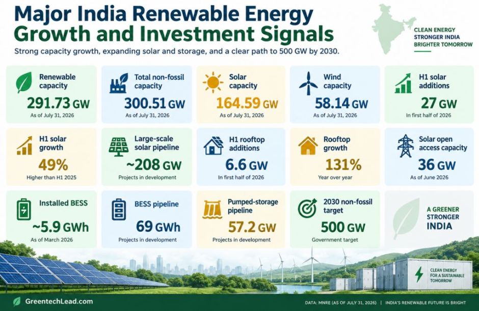 India renewable energy growth and investment 2026