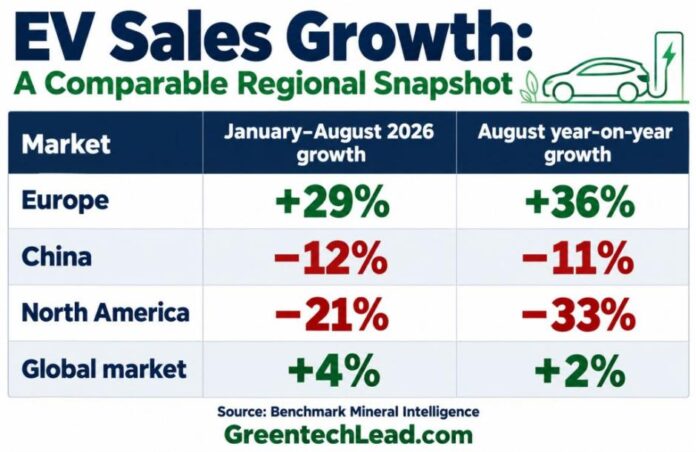 EV sales growth 2026