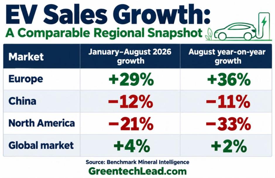 EV sales growth 2026