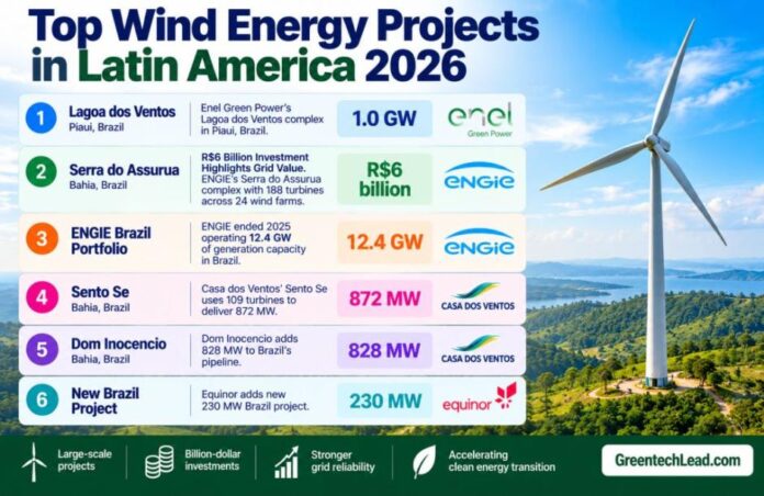 Latin America wind investment projects 2026