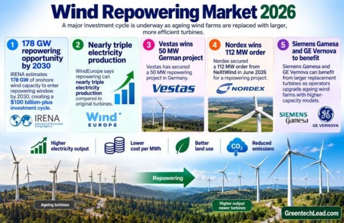 Wind repowering market potential 2026