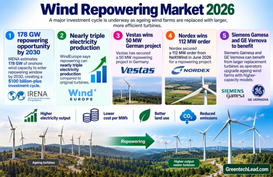 Wind repowering market potential 2026