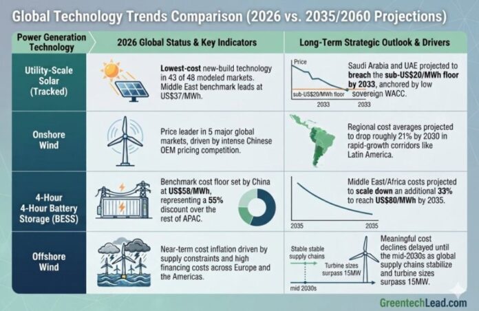 Wood Mackenzie’s 2026 report on levelized cost of electricity
